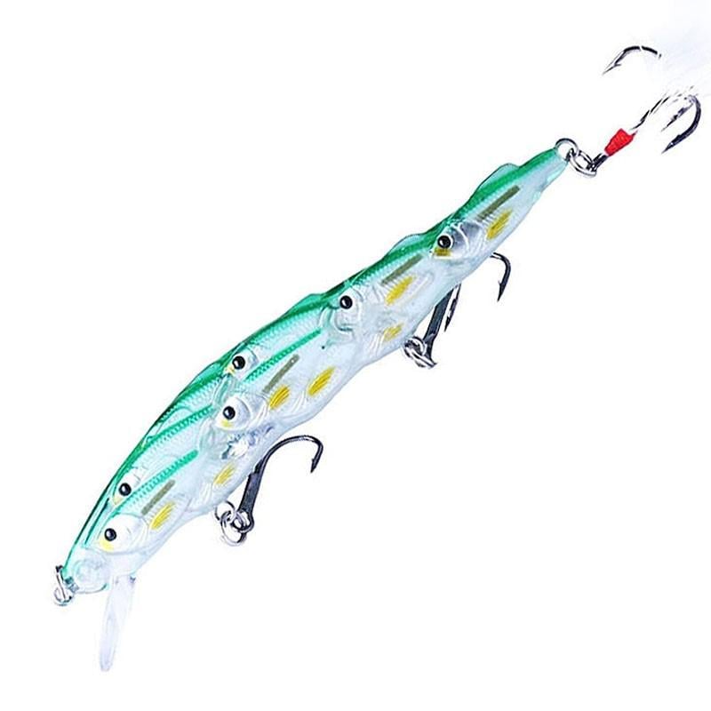 Воблер FOX Minnow Flock 11,5 см 15.7 г №GN (10094)