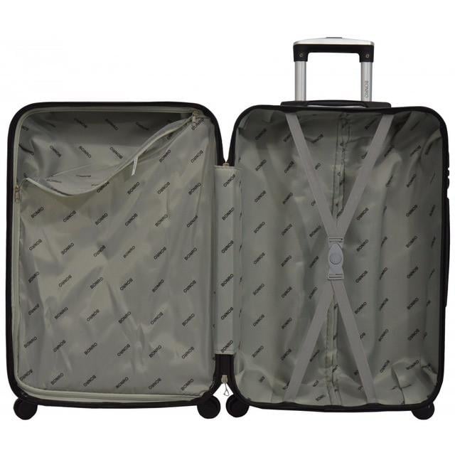 Набор чемоданов пластиковых Bonro 2019 средняя и большая 2 шт. Оранжевый (2670149110) - фото 5 Набор чемоданов пластиковых Bonro 2019 средняя и большая 2 шт. Оранжевый (2670149110) - фото 5