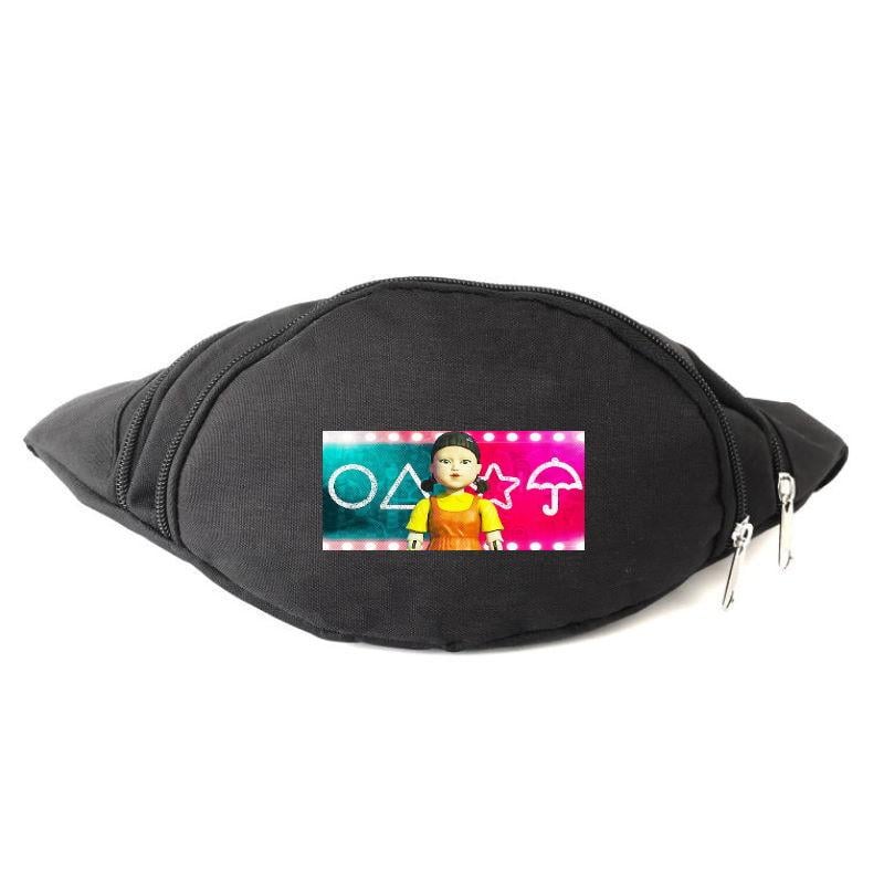 Поясная сумка-бананка Cappuchino toys Игра в Кальмара sqd 006 Черный (1652391542)