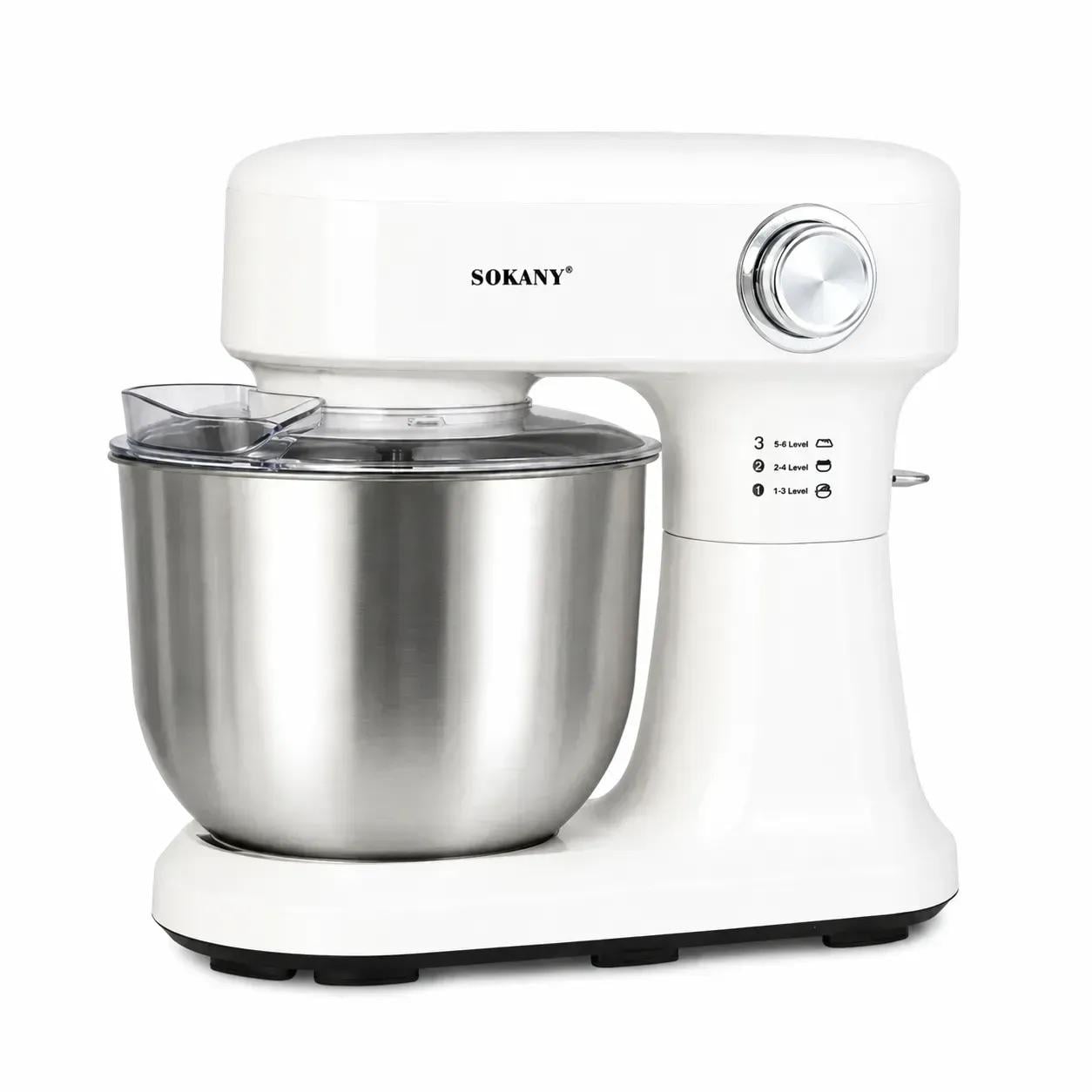 Миксер планетарный Sokany SK-05019 стационарный кухонный 5,5 л 1500 Вт Миксер планетарный Sokany SK-05019 стационарный кухонный 5,5 л 1500 Вт