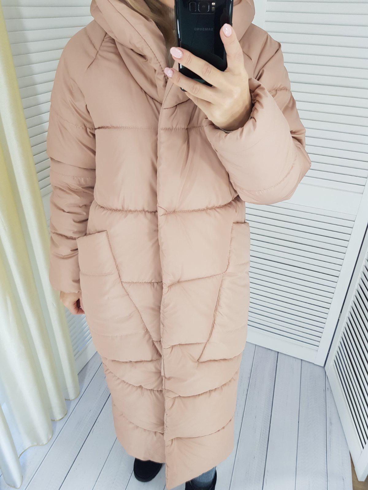 Пуховик об'ємний супер довгий Аiza А500 р. 50-52 Вишневий - фото 14 Пуховик об'ємний супер довгий Аiza А500 р. 50-52 Вишневий - фото 14