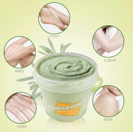 Крем-скраб для тіла Disaar Face & Body Scrub Cream вітамін Е і оливкове масло 300 мл - фото 3