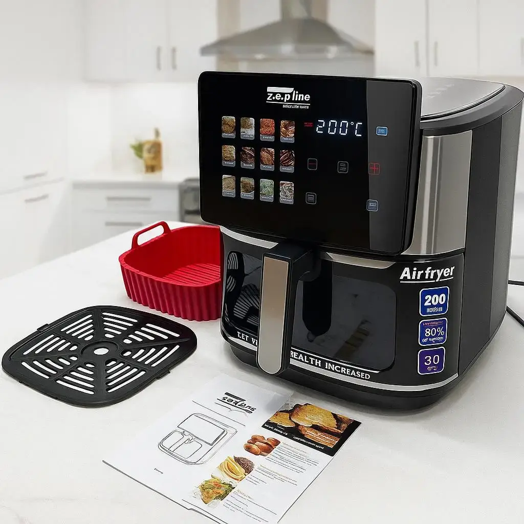 Аэрофритюрница Zepline ZP-00340 4200 Вт 9 л с двумя тенами аэрогриль (31887579)