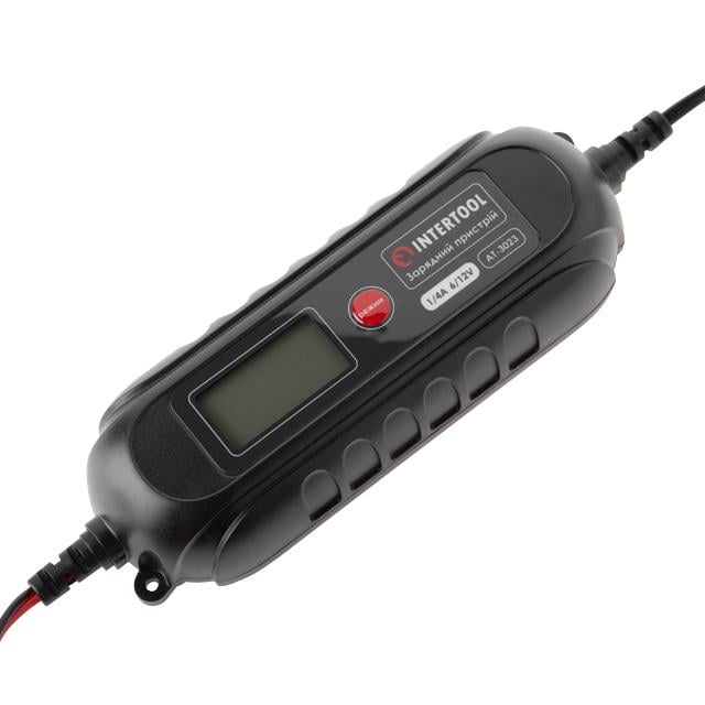Зарядний пристрій Intertool 6/12 В 0,8/3,8 А 230 В 1,2-120 А/г (AT-3023) - фото 3 Зарядний пристрій Intertool 6/12 В 0,8/3,8 А 230 В 1,2-120 А/г (AT-3023) - фото 3
