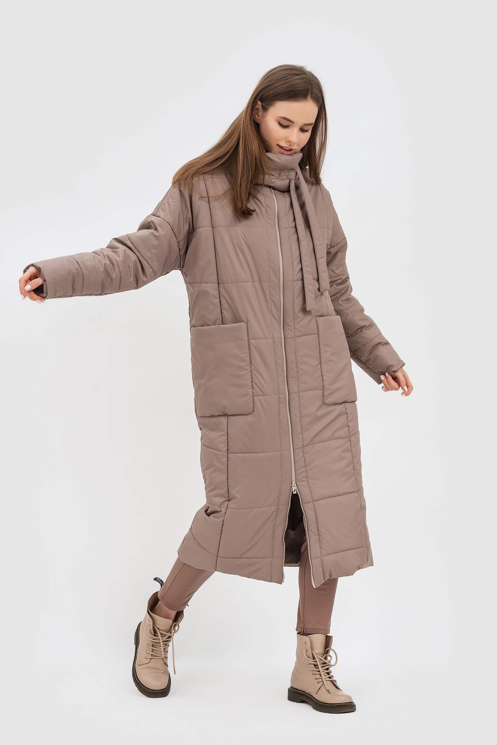 Пальто Lesia Ладре р. 44 Бежевый (129490000) - фото 2 Пальто Lesia Ладре р. 44 Бежевый (129490000) - фото 2