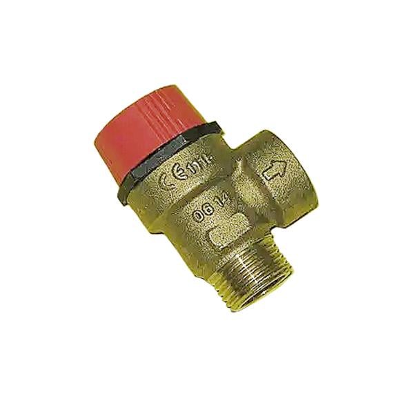 Предохранительный клапан 3 бар 1/2" для газового напольного котла Baxi Slim/Westen Compact 9950600 (00000062941) Предохранительный клапан 3 бар 1/2" для газового напольного котла Baxi Slim/Westen Compact 9950600 (00000062941)