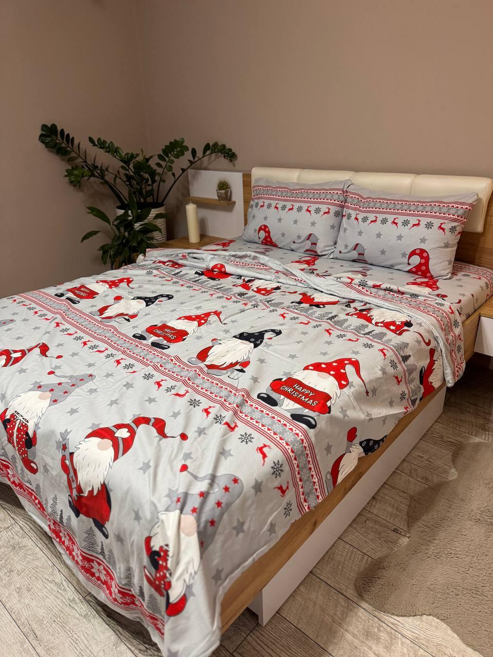 Постельное белье фланель евро 200х215 см наволочки 70х70 см 2 шт. (Д-Al-flanel-003-03 70х70) - фото 6