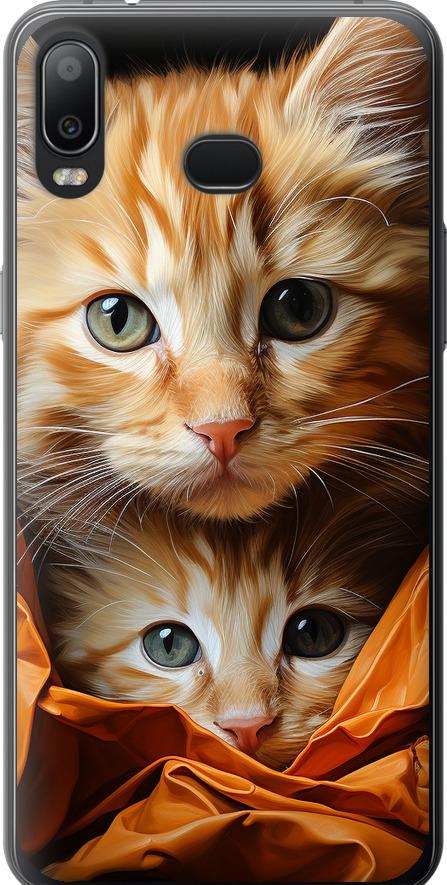 Чехол на Samsung Galaxy A6s Котики 2 (5664u-1604-42517)