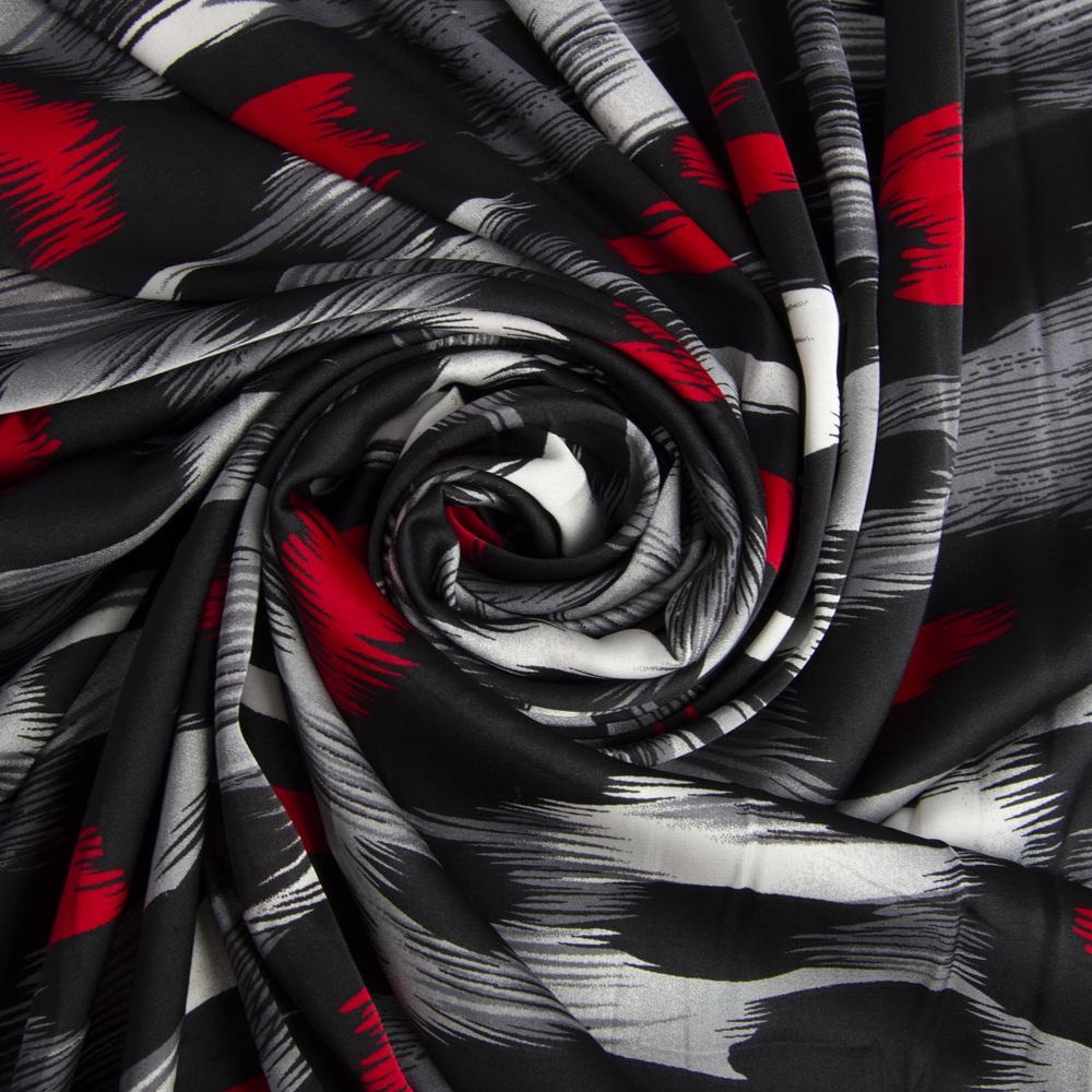 Тканина для вечірньої сукні Агнія атлас шовковий Червоний