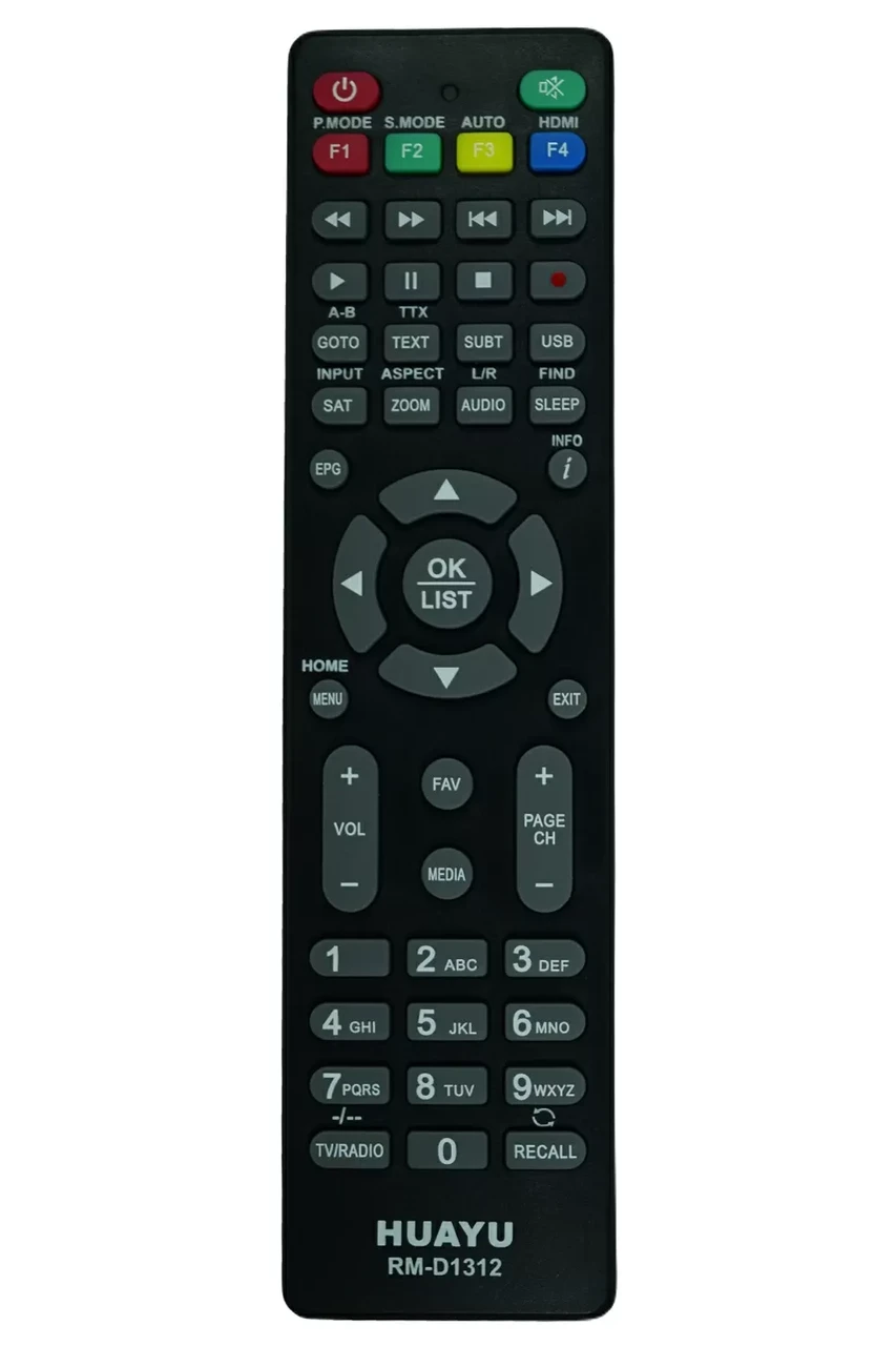 Универсальный пульт для DVB-T2 приставки Huayu RM-D1312 (VP-001)