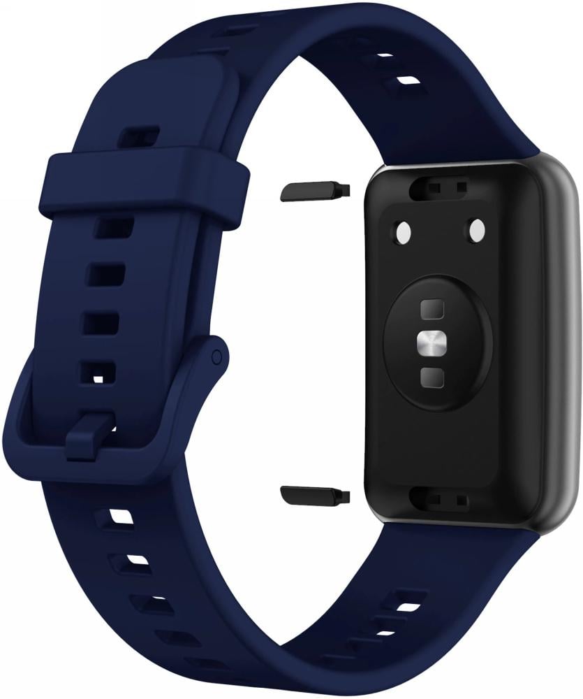 Ремешок силиконовый Jsota для Huawei Watch Fit Dark Blue (18457-5D)