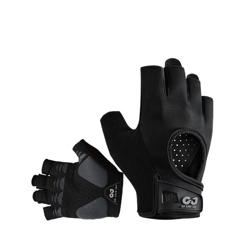 Рукавички без пальців Golovejoy нековзні неопрен Чорний (66_14_L_1) Рукавички без пальців Golovejoy нековзні неопрен Чорний (66_14_L_1)