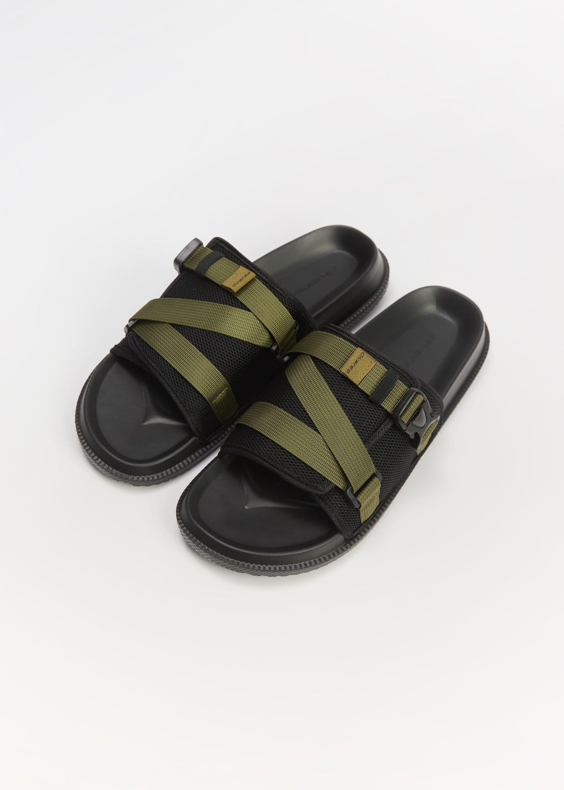 Шлепанцы мужские Diverse STRAPTOR р. 41 Черный (5905384151254)