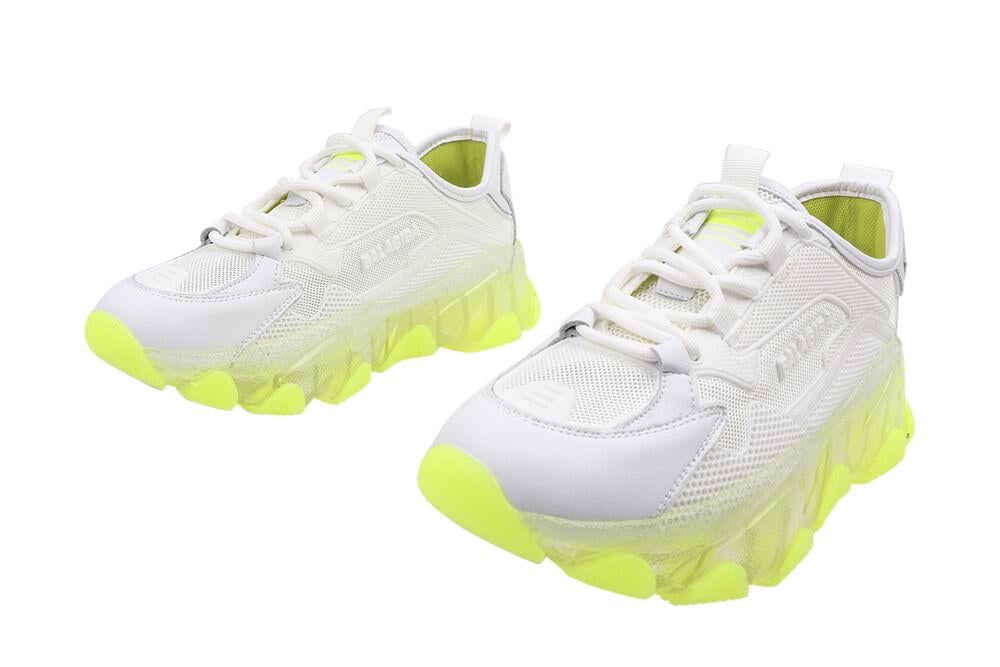 Кросівки жіночі Vikonty з текстилю на низькому ходу на шнурівці р. 37 Білий (245-21LK) - фото 5 Кросівки жіночі Vikonty з текстилю на низькому ходу на шнурівці р. 37 Білий (245-21LK) - фото 5