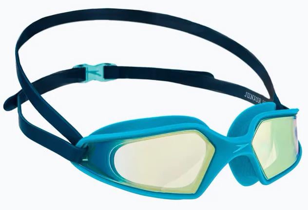 Очки для плавания детские Speedo HYDROPULSE MIRROR GOG JU OSFM Бирюзовый/Черный (38100067)
