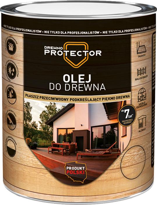 Олія для деревини DREWNO PROTECTOR 2,5 л Махонь (DP333210025007) - фото 1