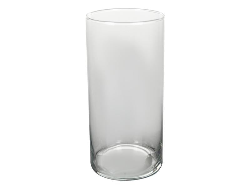 Ваза стеклянная Lefard Cylinder h25 d 12 см Прозрачный (804-139)