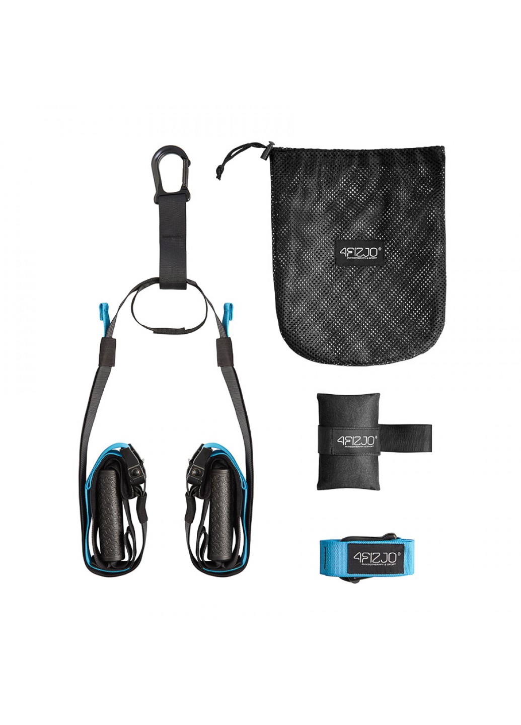 Петли для функционального тренинга 4FIZJO TRX Черно-синий