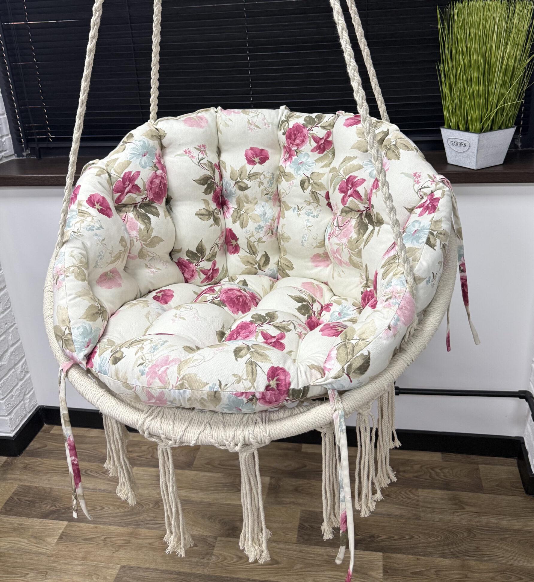 Подушка для подвесной качели Comfort Home Tea rose панама 60х40 см