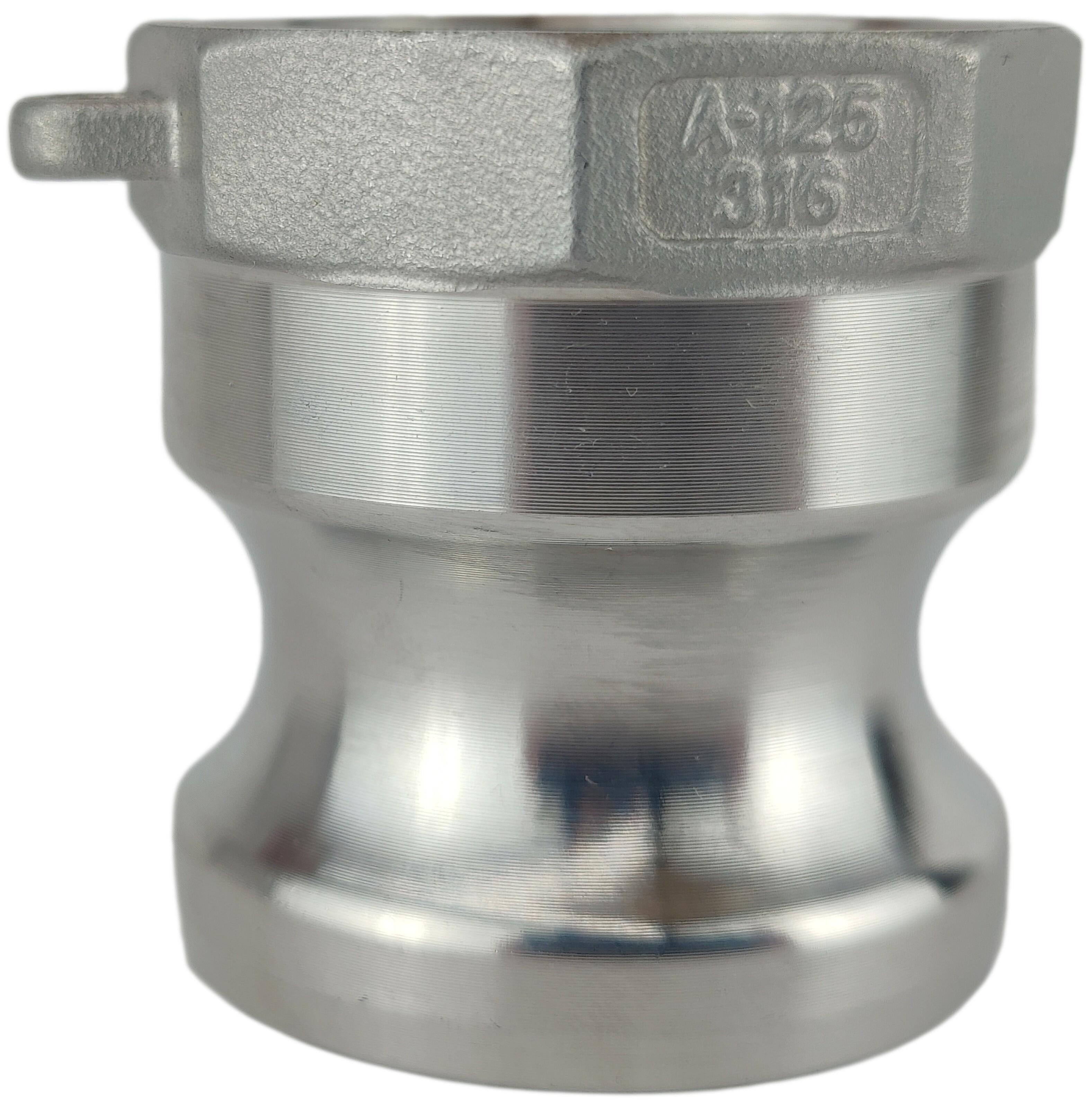 Соединение camlock тип А с внутренней резьбой BSPP ШРЗ нержавеющая сталь A-125 1 1/4" (50202020)