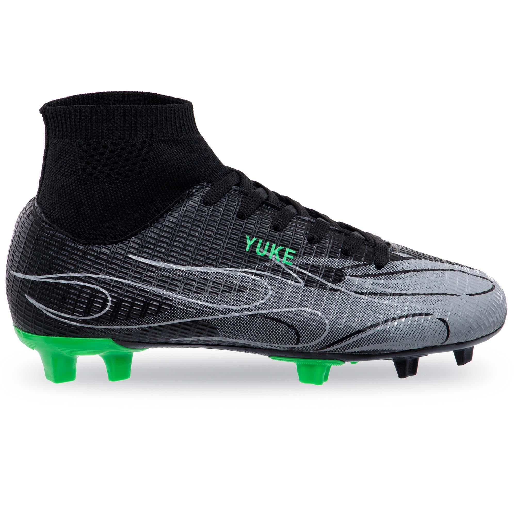 Бутсы футбольные YUKE 2607-39-44 р. 44 Черный/Серый (DR011939)