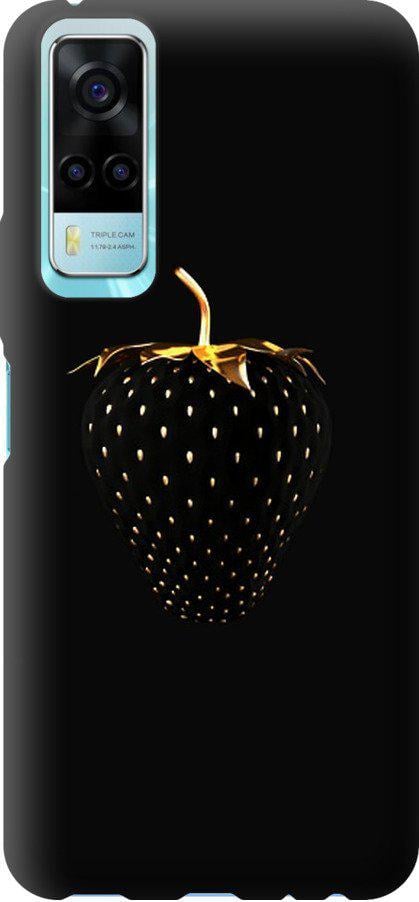 Чехол на Vivo Y53s Черная клубника (3585u-2438-42517)