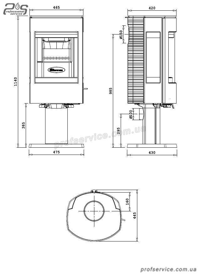 Піч чавунна Dovre ASTRO 4 CB/P 8 кВт - фото 8 Піч чавунна Dovre ASTRO 4 CB/P 8 кВт - фото 8