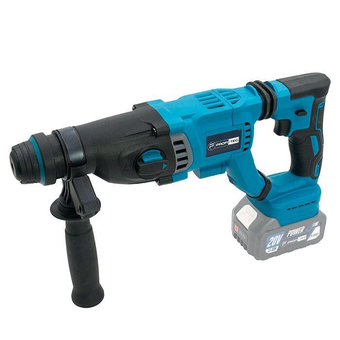Перфоратор акумуляторний PROFI-TEC PBH201BL 20 В 2хPT2040MP 4,0 Аг (006961) - фото 3