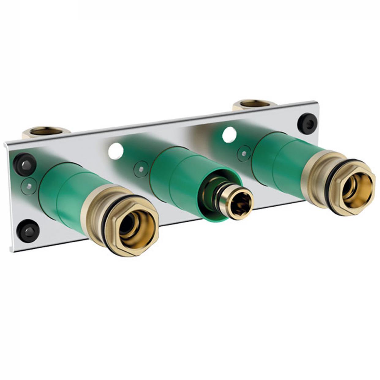 Скрытая часть термостатического смесителя Hansgrohe ShowerTablet 600 13129180 (76665)