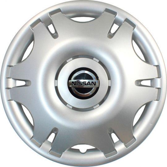 Автомобильные колпаки SKS 402 R16 с логотипом Nissan 4 шт. Серебристый