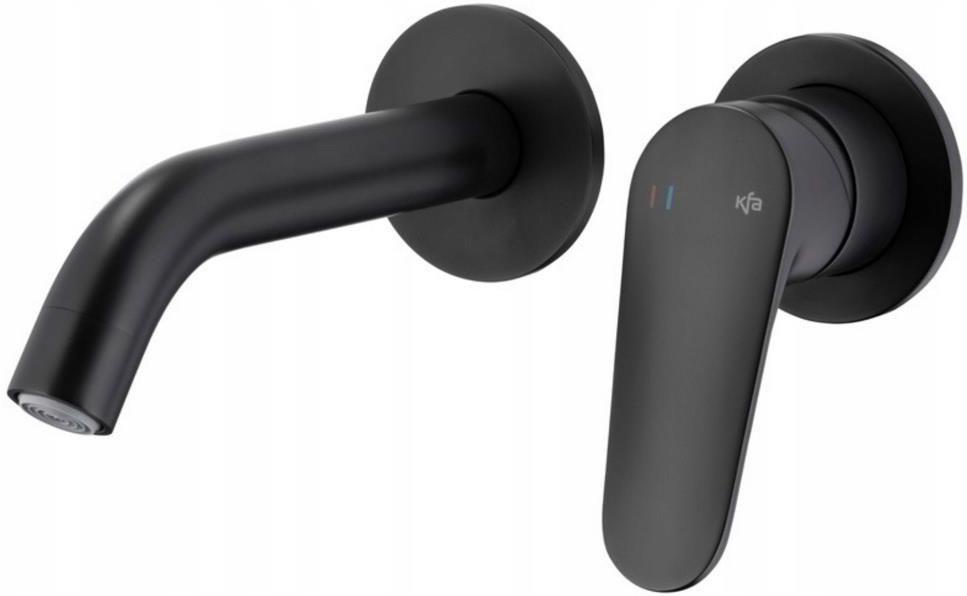 Смеситель для умывальника KFA Otava Black (555981081)