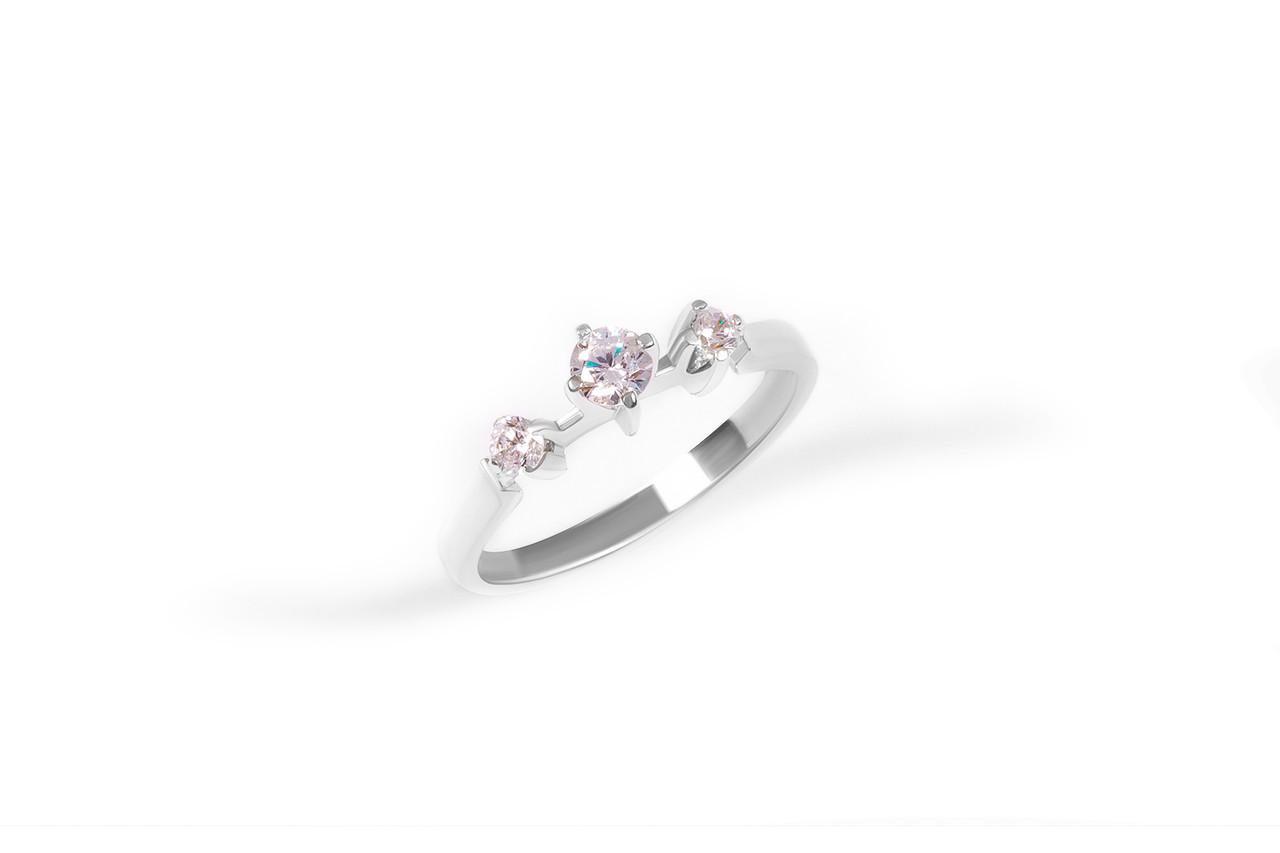 Кільце із з білого золота з діамантами (2244021708)