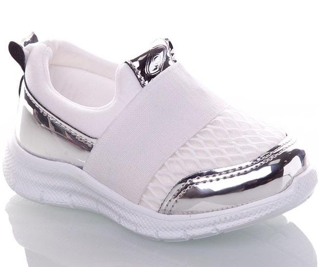 Текстильные кроссовки Lafonten 636w р. 25 Бело-серебристый