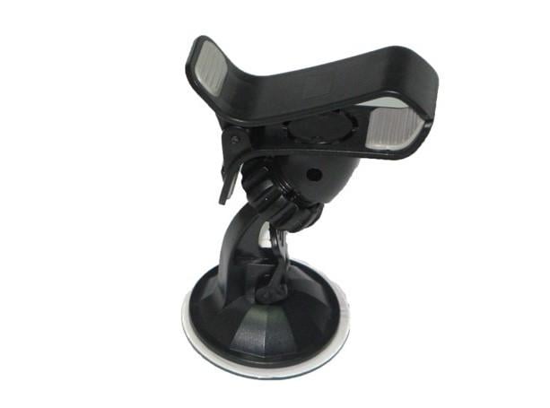 Держатель автомобильный для смартфона на лобовое стекло с прищепкой Black (7209038)