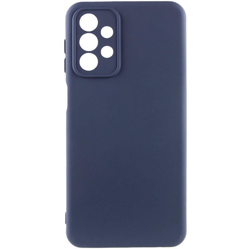 Противоударный Чехол Silicone Cover Lakshmi Full Camera (AAA) для Samsung Galaxy A32 4G Темно-синий / Midnight blue - фото 1