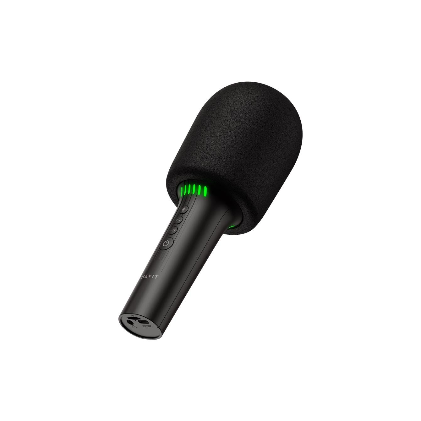 Портативний караоке мікрофон Havit HV-SK851BT 5W Black (H28220)