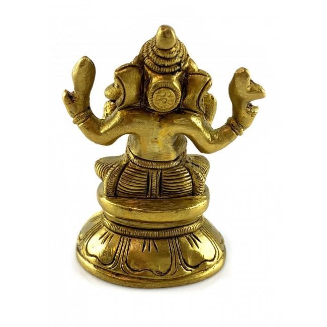 Статуетка Ганеша бронзовий 8,5х8х5,2 см (34914) - фото 4 Статуетка Ганеша бронзовий 8,5х8х5,2 см (34914) - фото 4