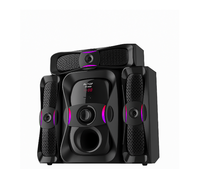 Акустическая система ZPX ZX3070 3.1 80 Вт Bluetooth AUX USB SD Черный (31627582)