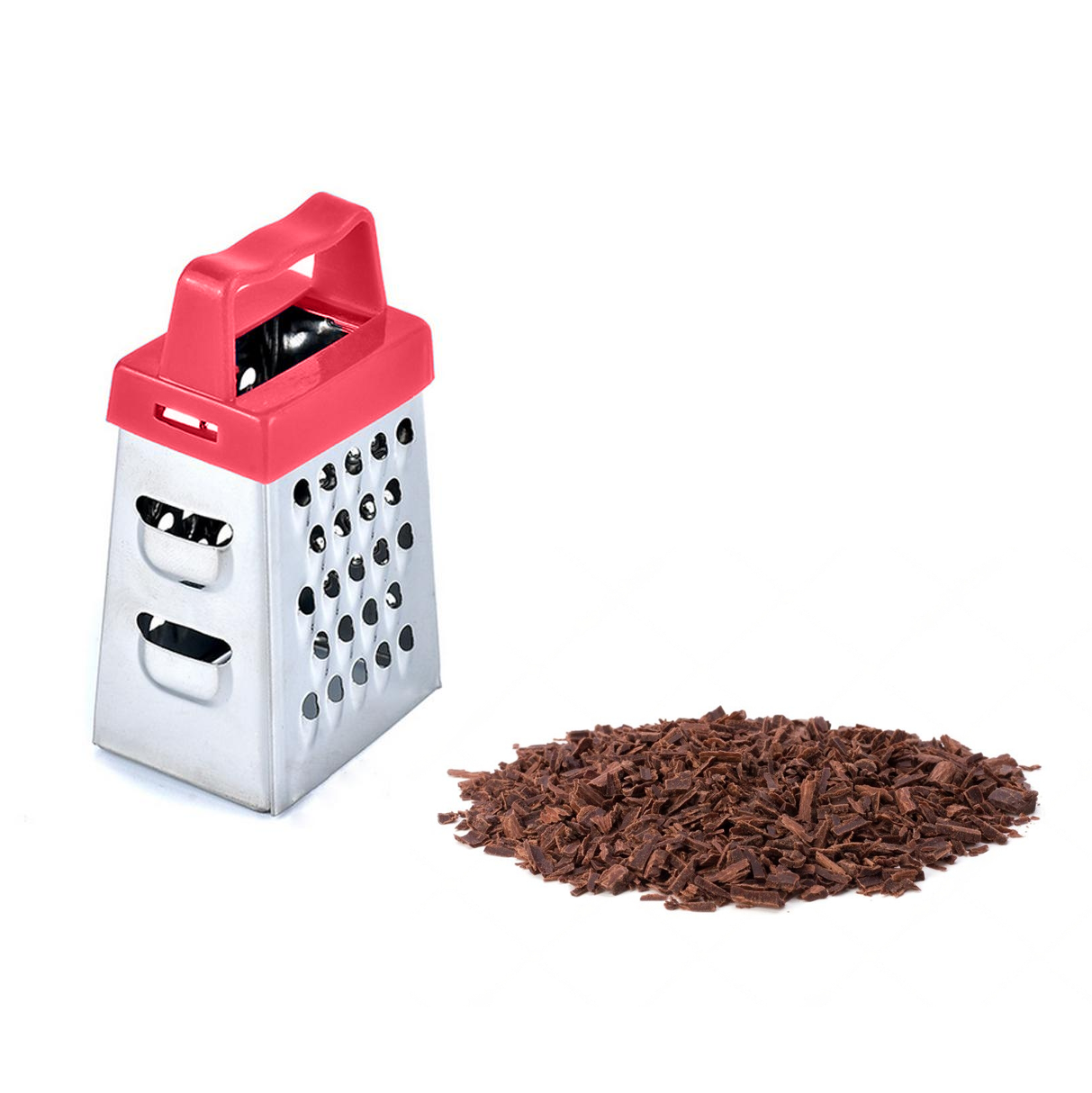 Терка из нержавеющей стали 7,5 см Красный (1822070312) - фото 6 Терка из нержавеющей стали 7,5 см Красный (1822070312) - фото 6