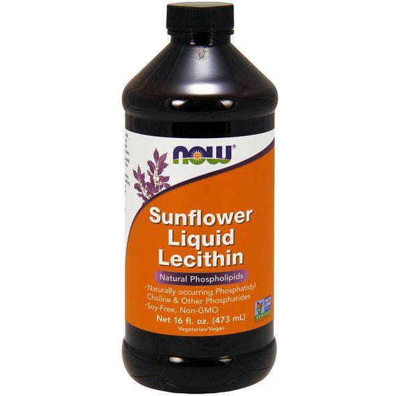 Лецитин NOW Foods SUNFLOWER LIQUID LECITHIN 16 FL OZ 473 мл