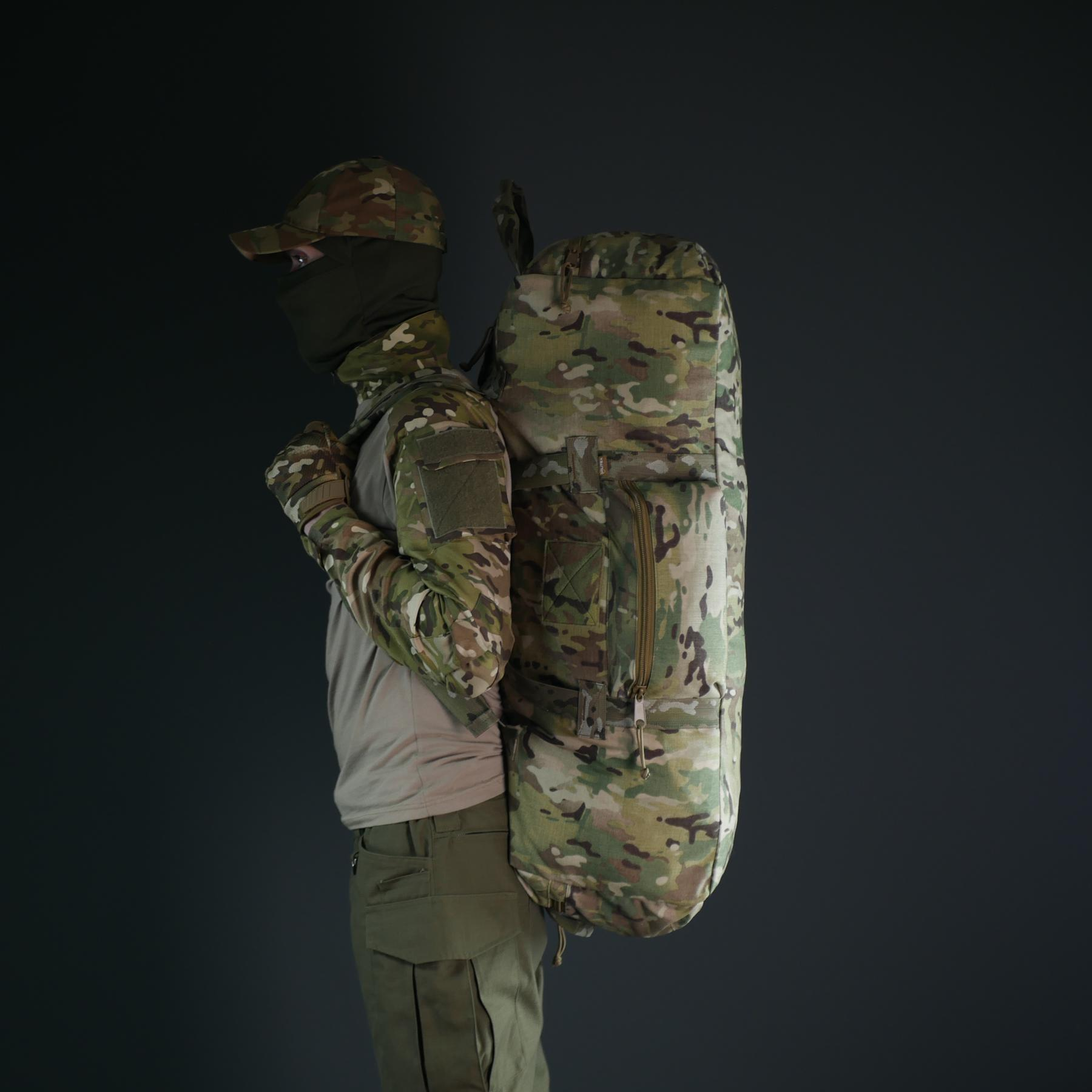 Сумка-рюкзак Militex Cordura 1000D з IRR-просоченням 69 л Мультикам (27516708) - фото 9 Сумка-рюкзак Militex Cordura 1000D з IRR-просоченням 69 л Мультикам (27516708) - фото 9