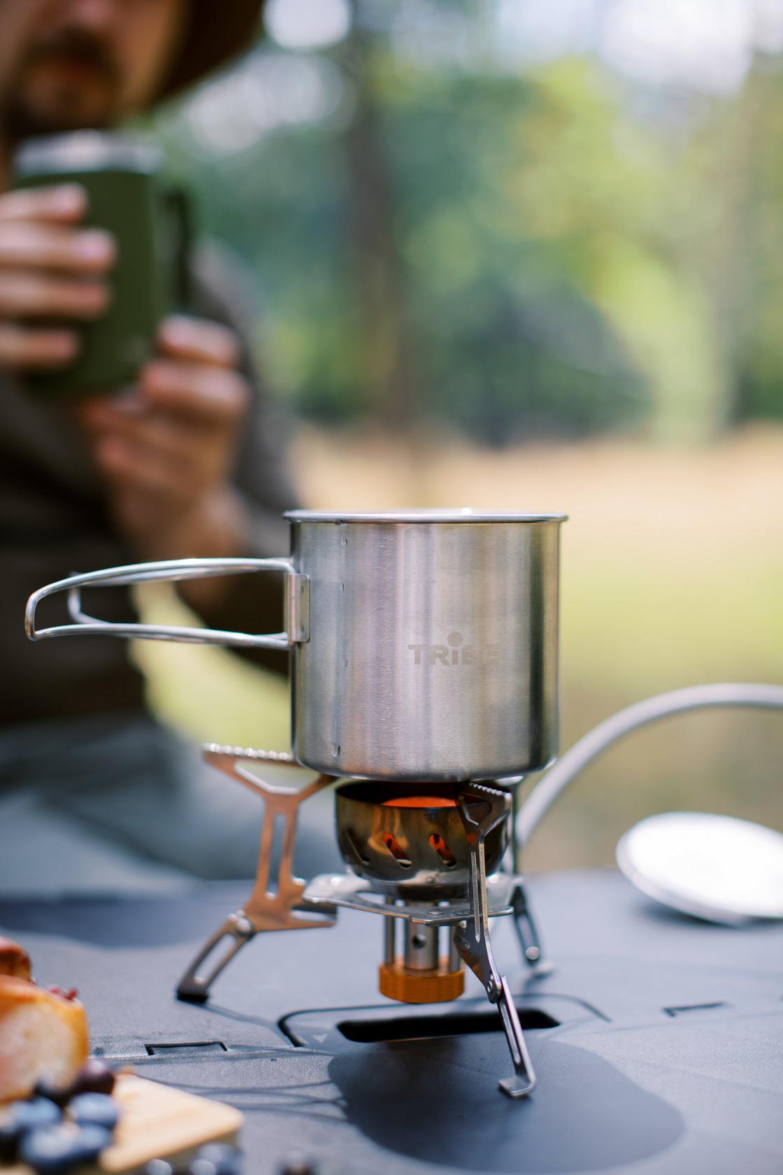 Кружка з кришкою та складними ручками Tribe Camping Cup (T-FA-0012-metal) - фото 8 Кружка з кришкою та складними ручками Tribe Camping Cup (T-FA-0012-metal) - фото 8