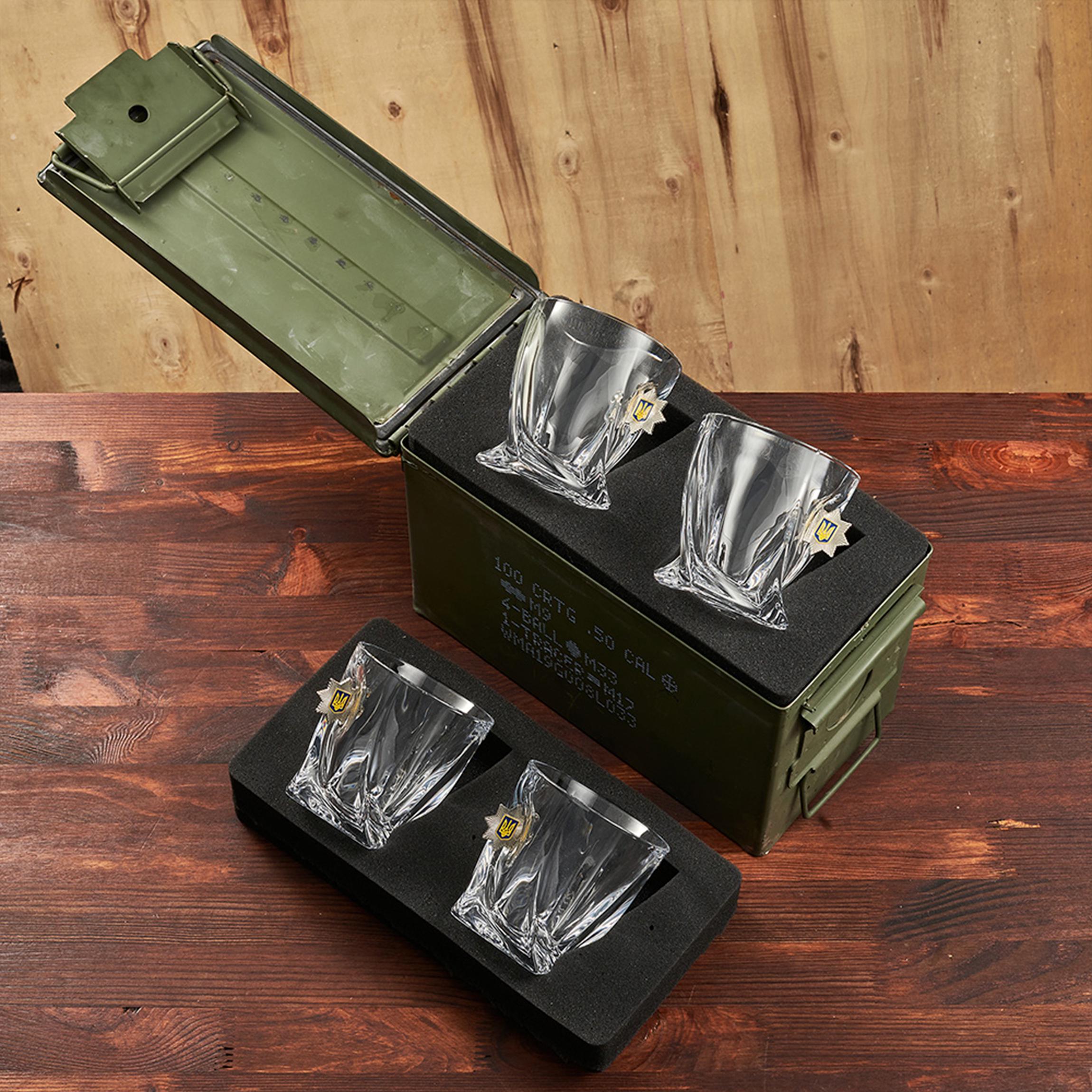 Набор VSKLO БК маленький хрустальные стаканы Полиция (28918627) - фото 3 Набор VSKLO БК маленький хрустальные стаканы Полиция (28918627) - фото 3