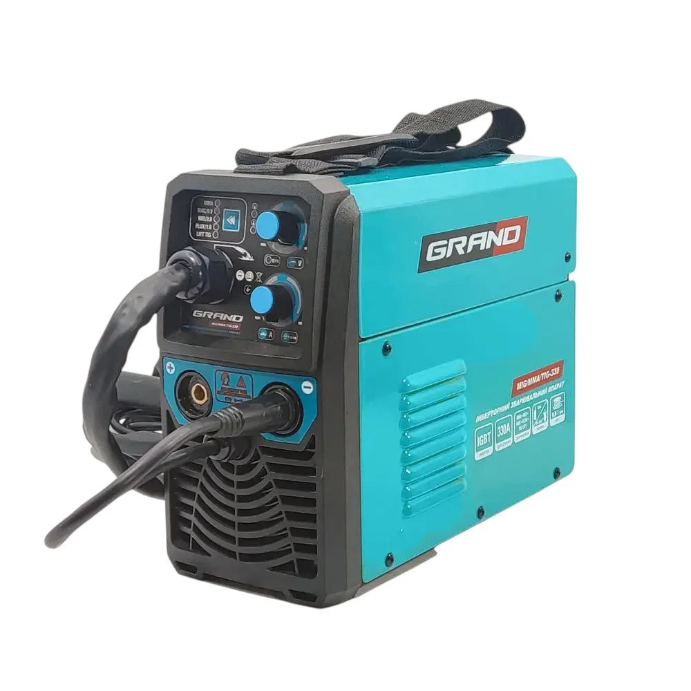 Инверторный сварочный полуавтомат Grand MIG/MMA/TIG-330 Инверторный сварочный полуавтомат Grand MIG/MMA/TIG-330