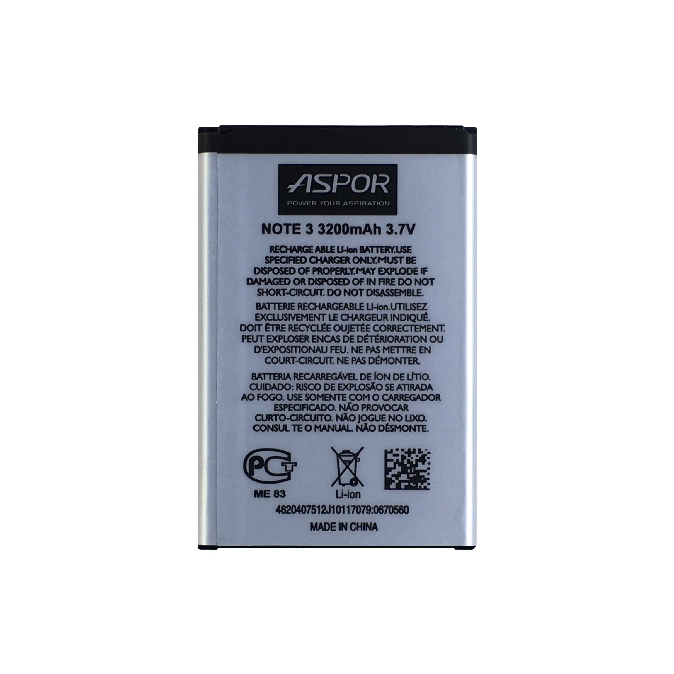 Акумулятор Aspor EB-B800BE для Samsung Note 3/N9000 (880059)