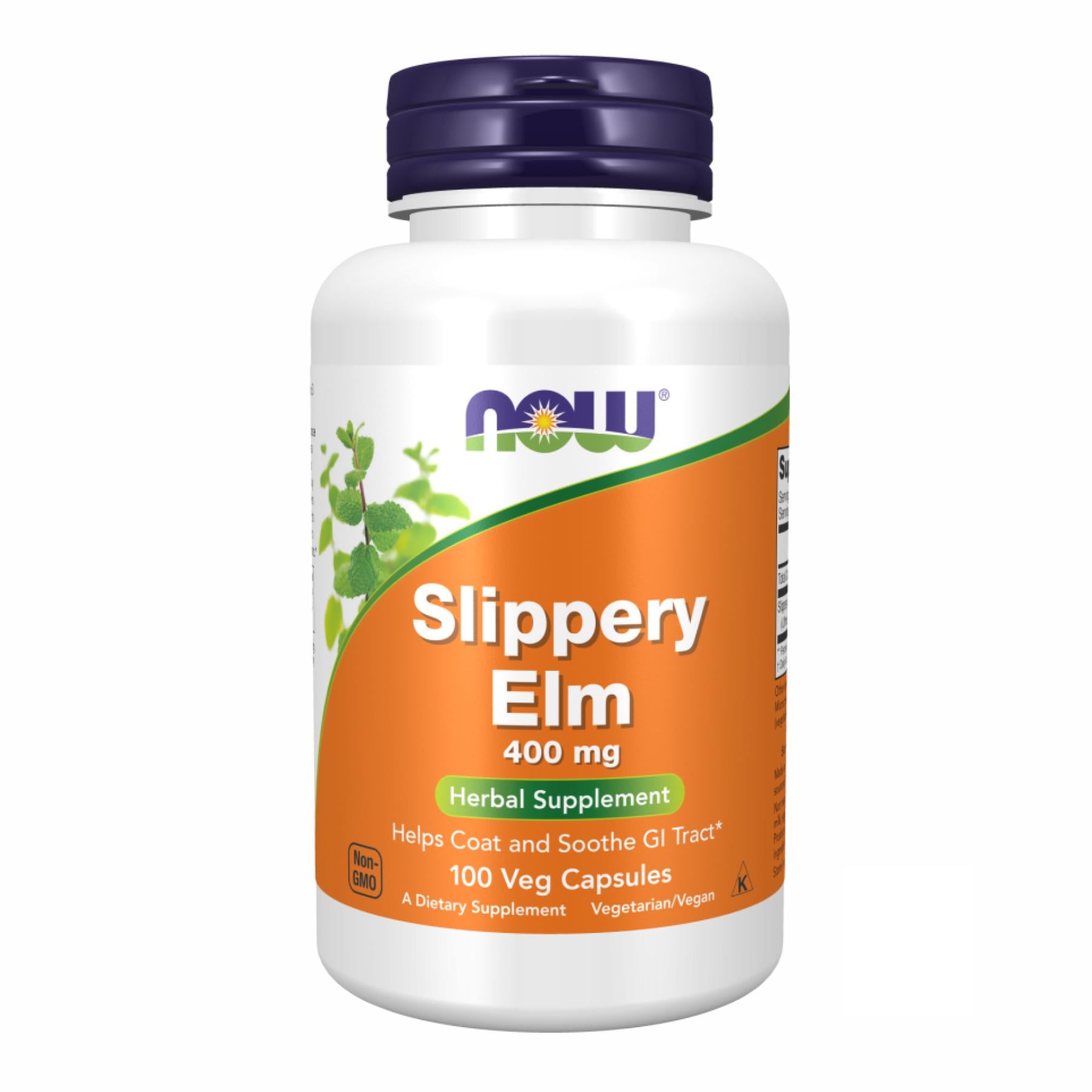 Натуральная добавка Slippery Elm 400 mg 100 vcaps (2022-10-0117)