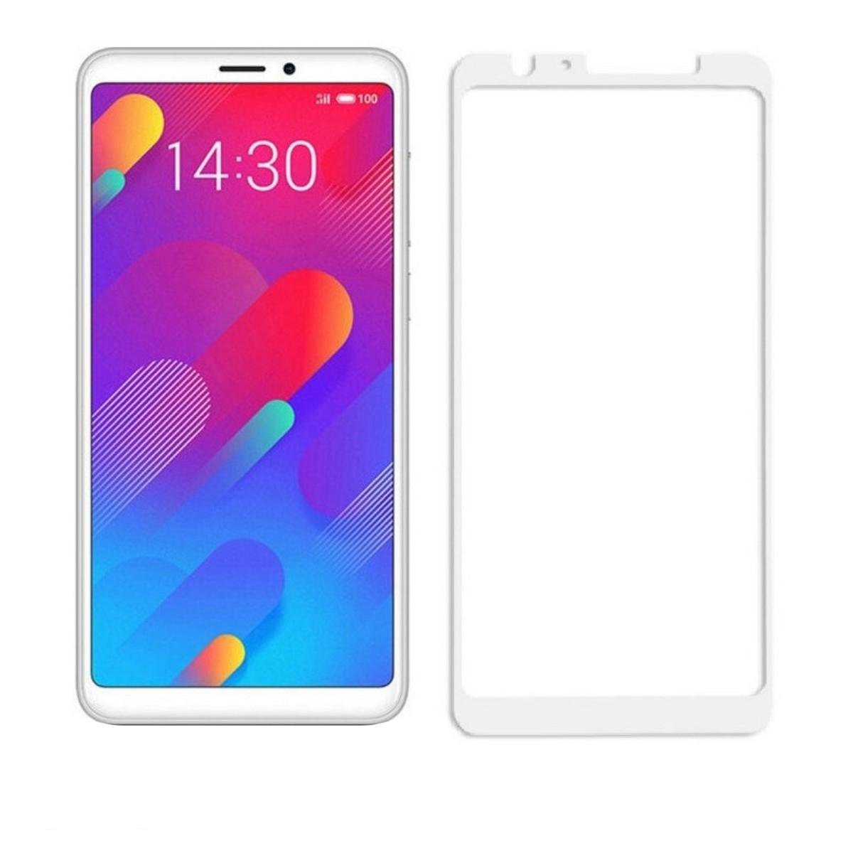 Защитное стекло Glass Full Glue для Meizu V8/M8 Lite White (120)