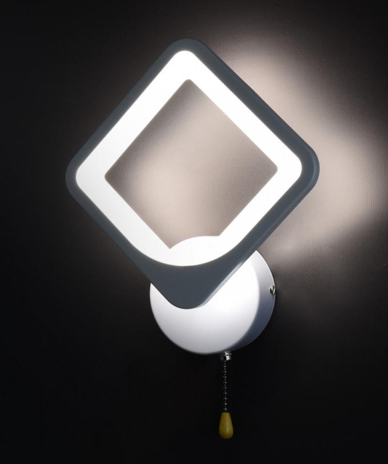 Бра настенное LED 2281/1-wh Белый (5-LED 2281/1-wh Белый)