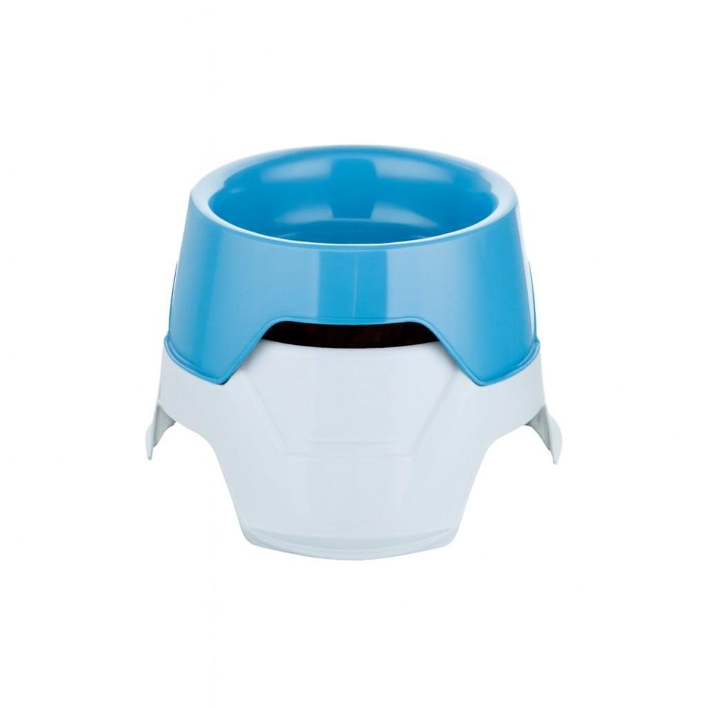 Миска для корма Mimi с регулируемой высотой 19x19x10/13 см Синий (4050)