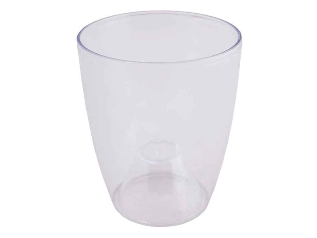 Горшок для цветов Алеана 1 л Орхидея 12х14 см Прозрачный (861656)